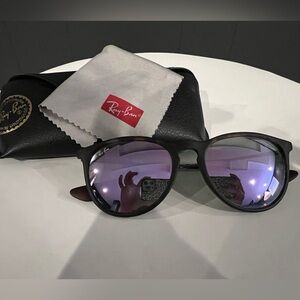 Ray Ban Erika sunglasses with purple lenses